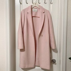 Aritzia Babaton Stedman coat in Rose Mist